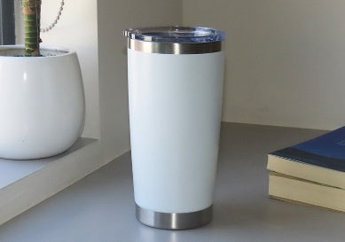 Custom Logo Straight Tumbler — 20 oz available with custom company logo