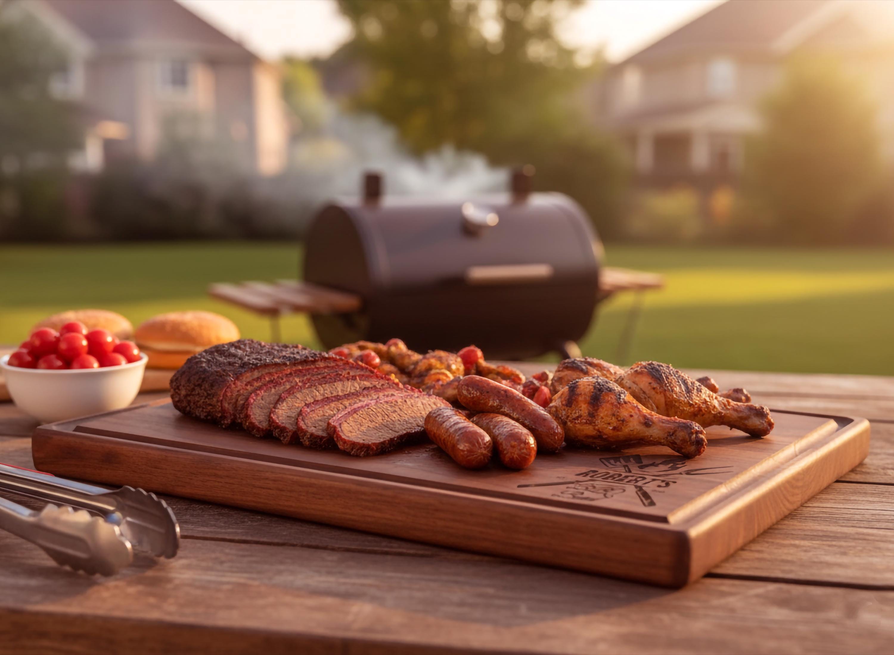 Personalized  walnut BBQ Cutting Board for Dad| Custom Grill Master Gift|grill gift for Men|Father’s Day gift|Birthday Gift for dad