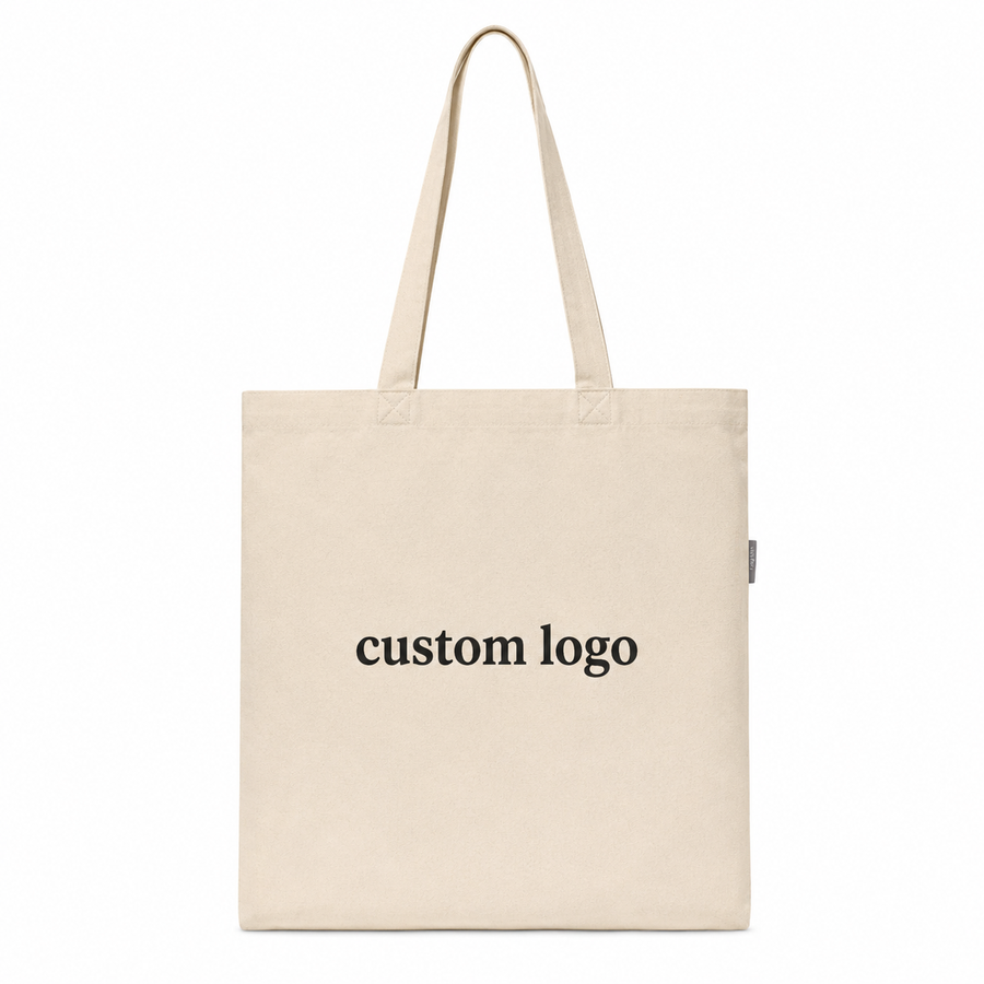 Custom Logo Canvas Tote Bag